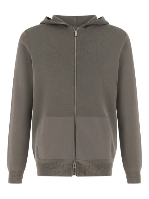 Boggi Milano full-zip jumper in technical blend