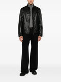SERGIO MORETTI FIRENZE snakeskin-effect panelled jacket