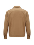 Lardini button-down wool shirt jacket