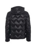 Peuterey chevron-quilted hooded jacket