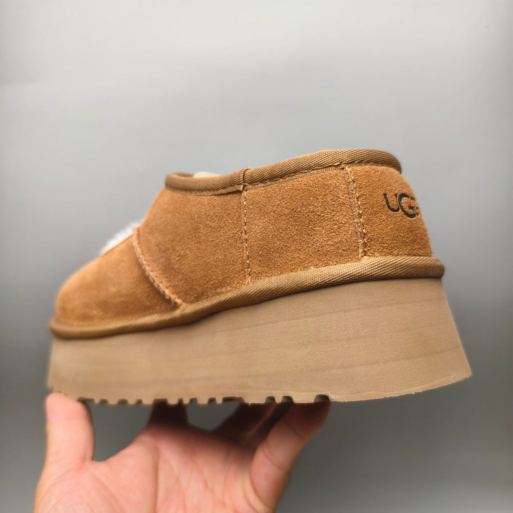 Chestnut Mary Jane Platform Fashion Shoes — New Arrival | In Stock